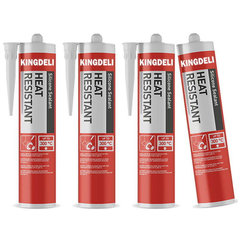 Sellante neutral de fines generales Grey Color a prueba de mal tiempo del silicón de la prueba de calor