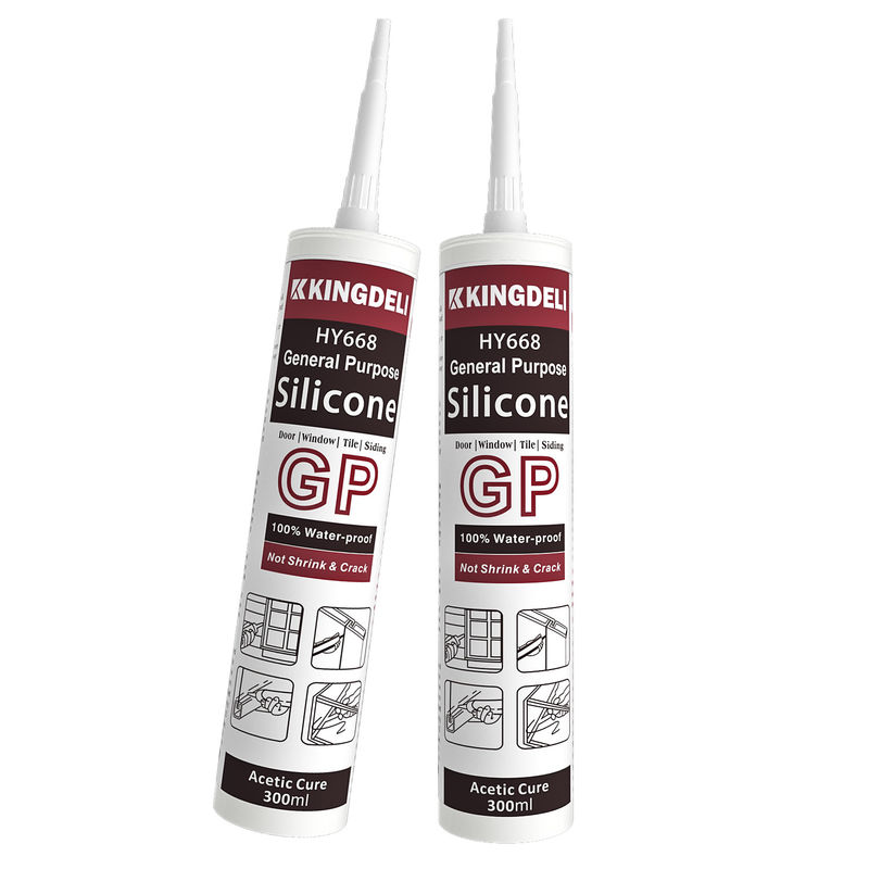 Sellador de silicona fuerte adhesivo inodoro 280 ml de color blanco